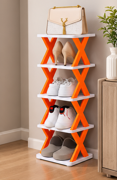 X-Frame Shoe Rack – Space-Saving Shoe Rack
