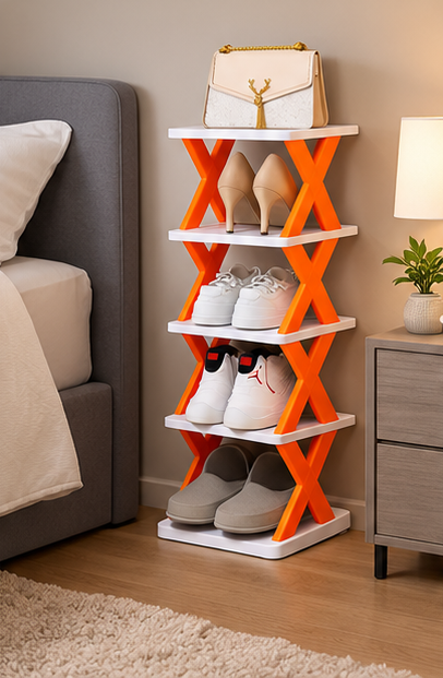 X-Frame Shoe Rack – Space-Saving Shoe Rack